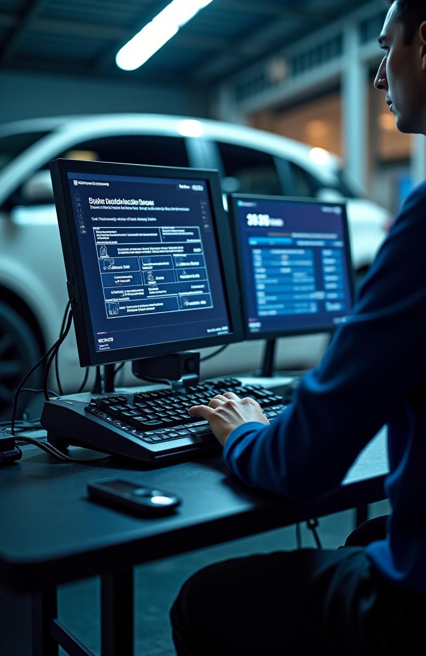 Moderne computergestützte Diagnosestation zur Fehlersuche